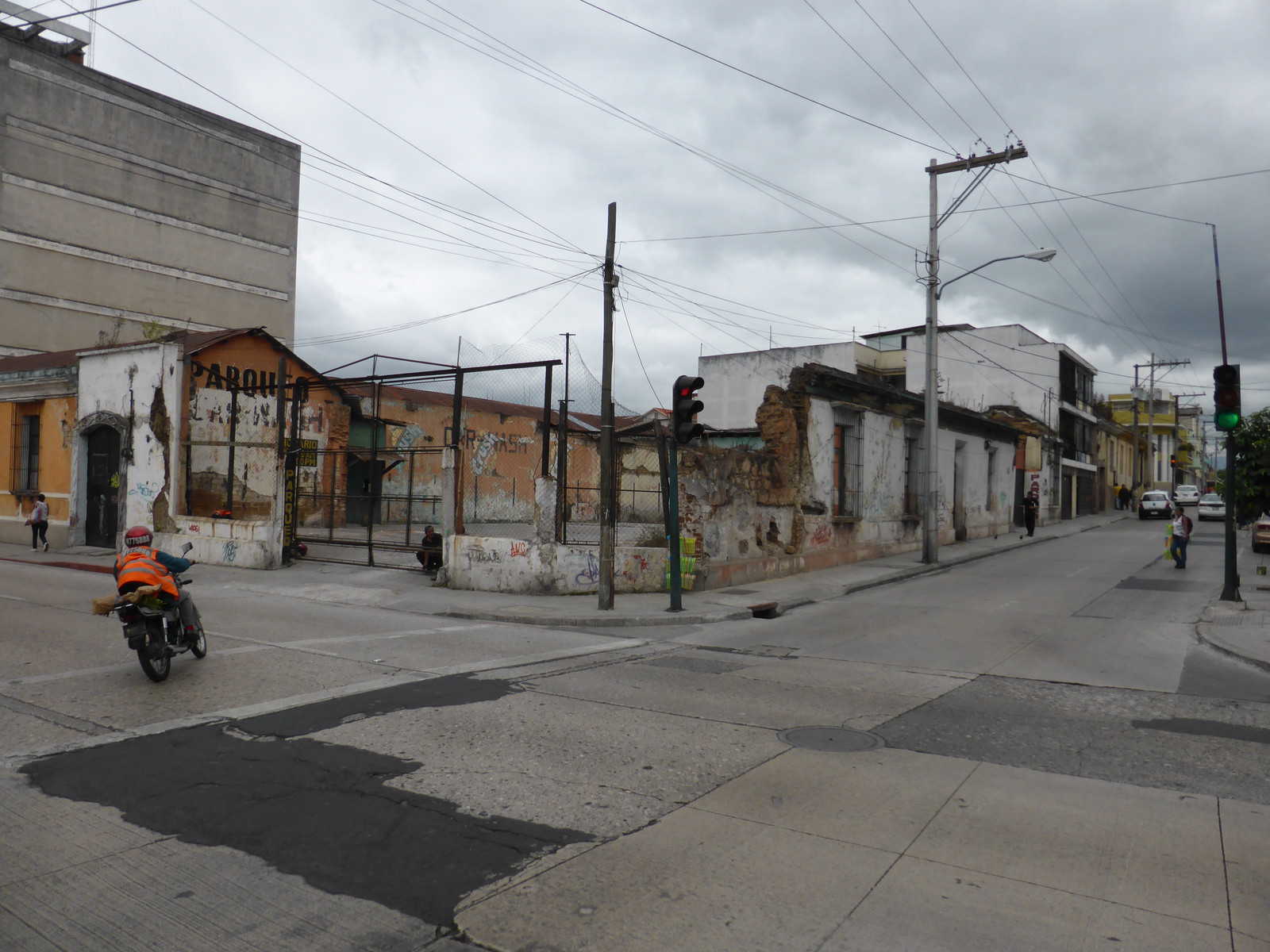 Off the main drag, Guatemala City's buildings are a bit rougher round the edges