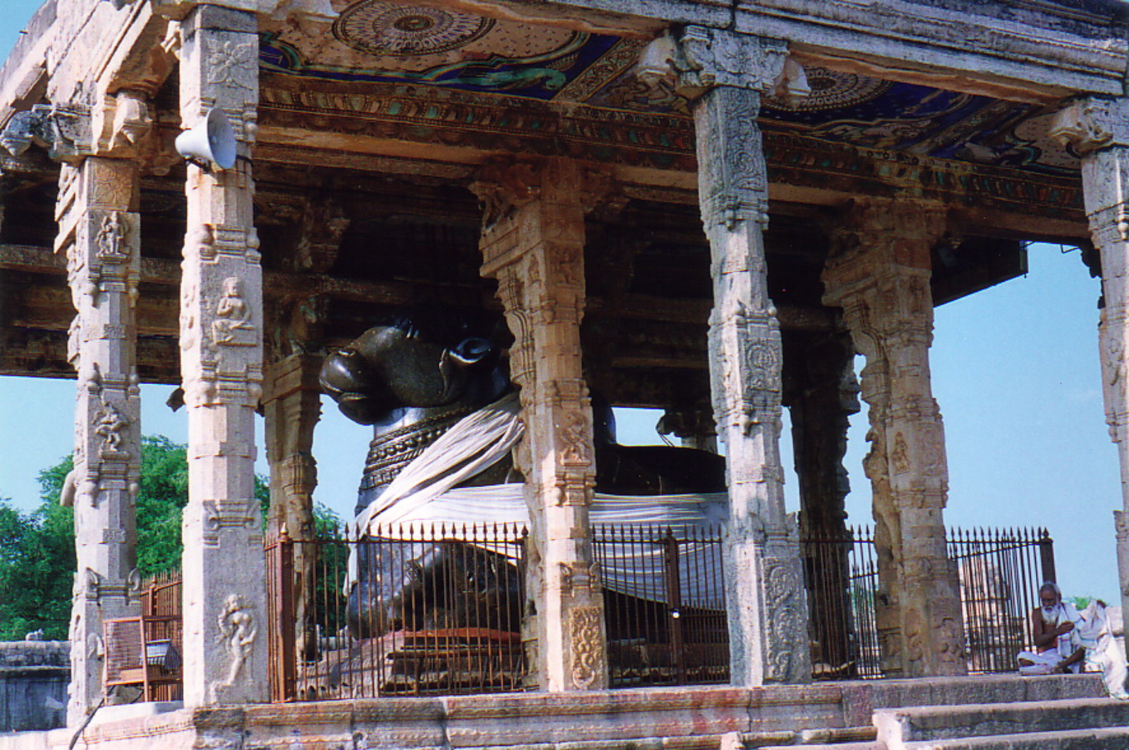 The sacred Nandi in Brihadesvada Temple