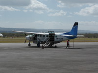 The 14-seater plane we took from Managua to the Corn Islands