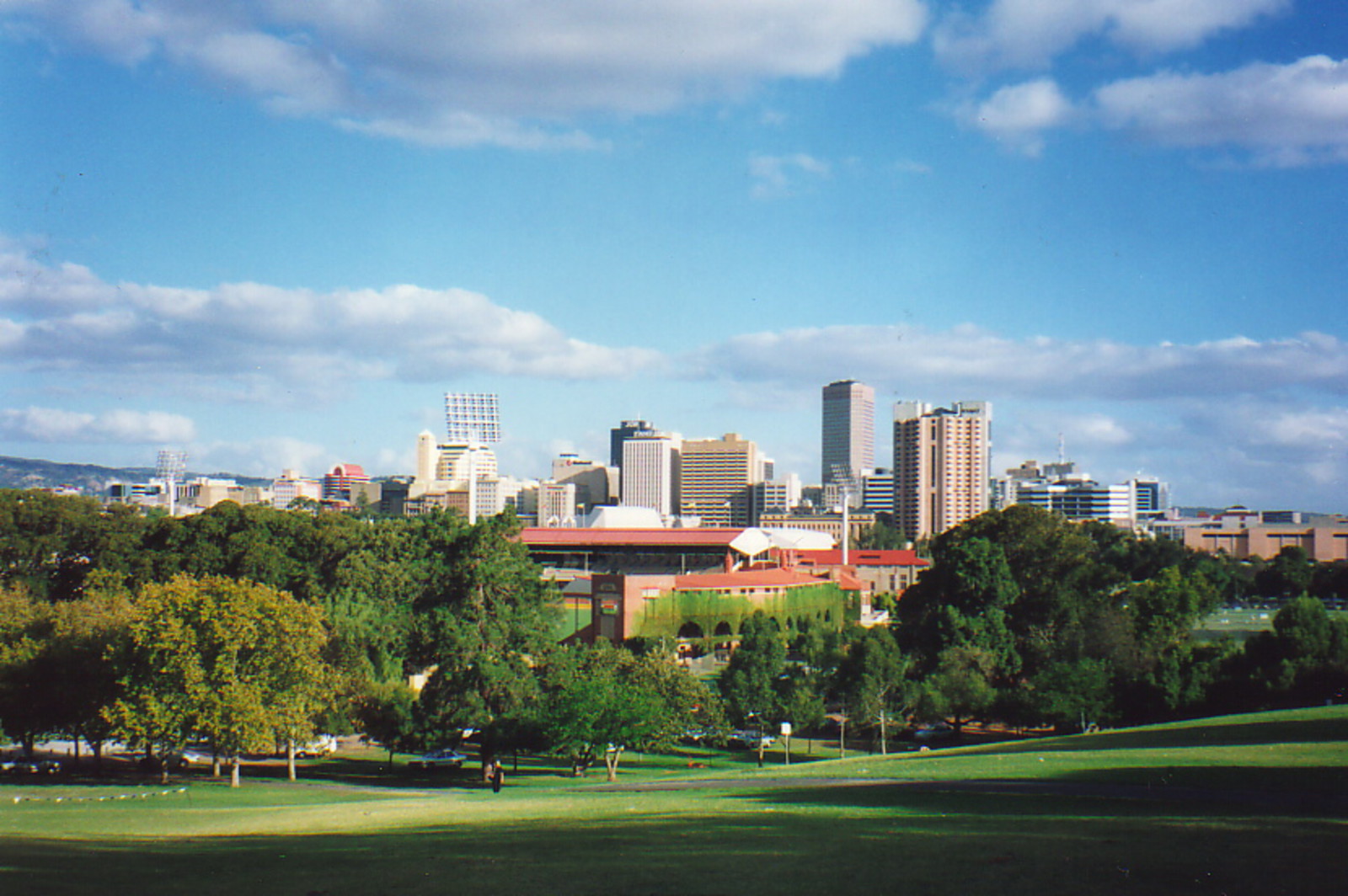 Adelaide city centre from Light's Vision
