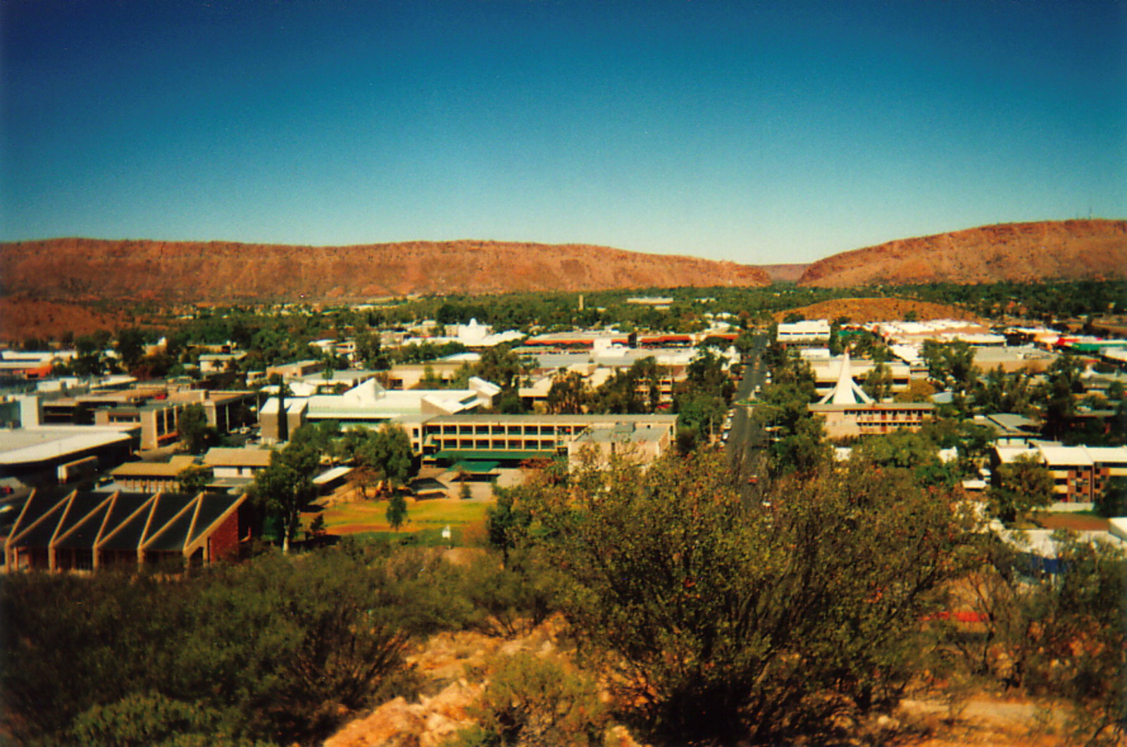 A view over Alice Springs