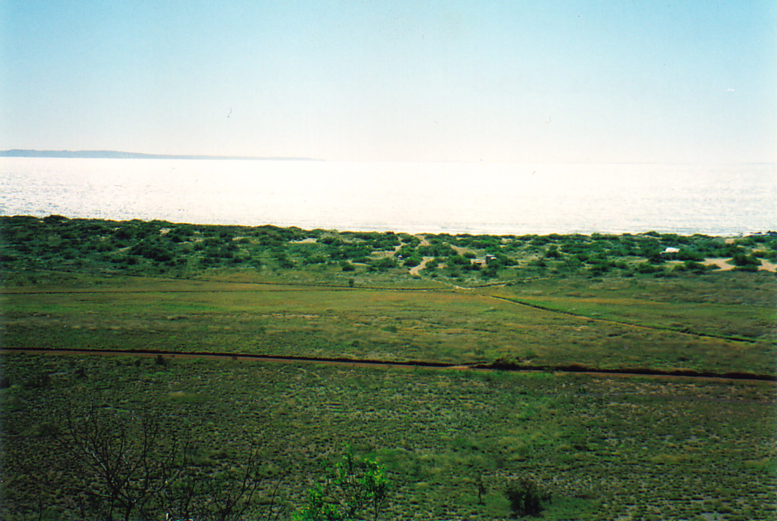 The dunes of Cleaverville Beach