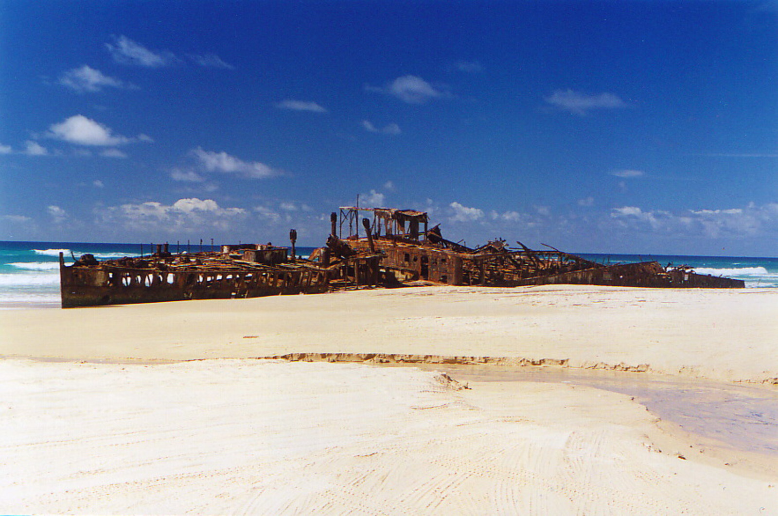 The wreck of the Maheno