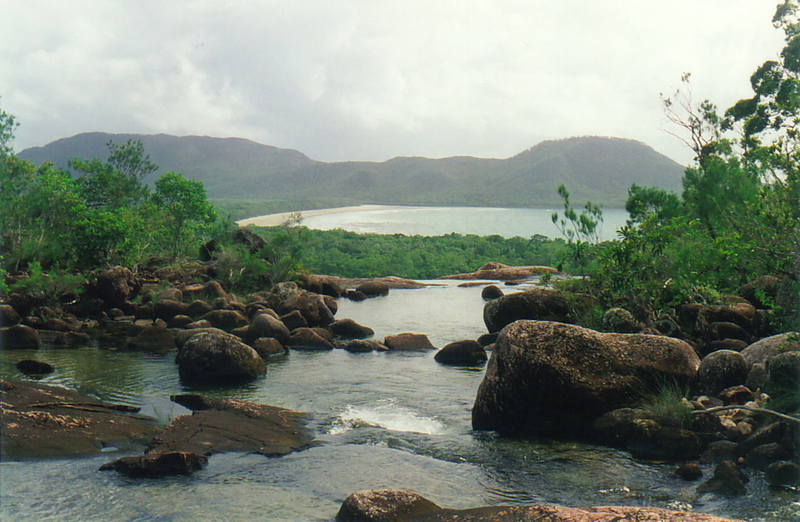 Zoe Bay from the top of Zoe Falls