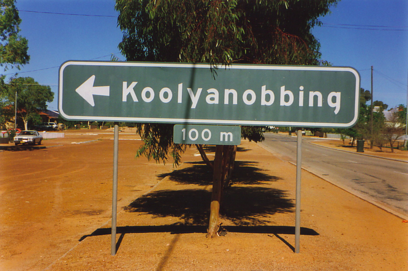 A sign saying 'Koolyanobbing'