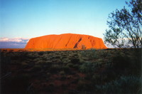 Sunset over Uluru