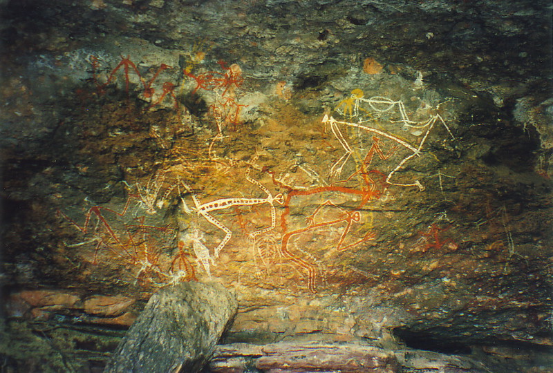 Rock art at Nourlangie Rock
