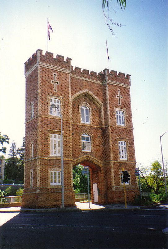 The gates of Parliament House, Perth