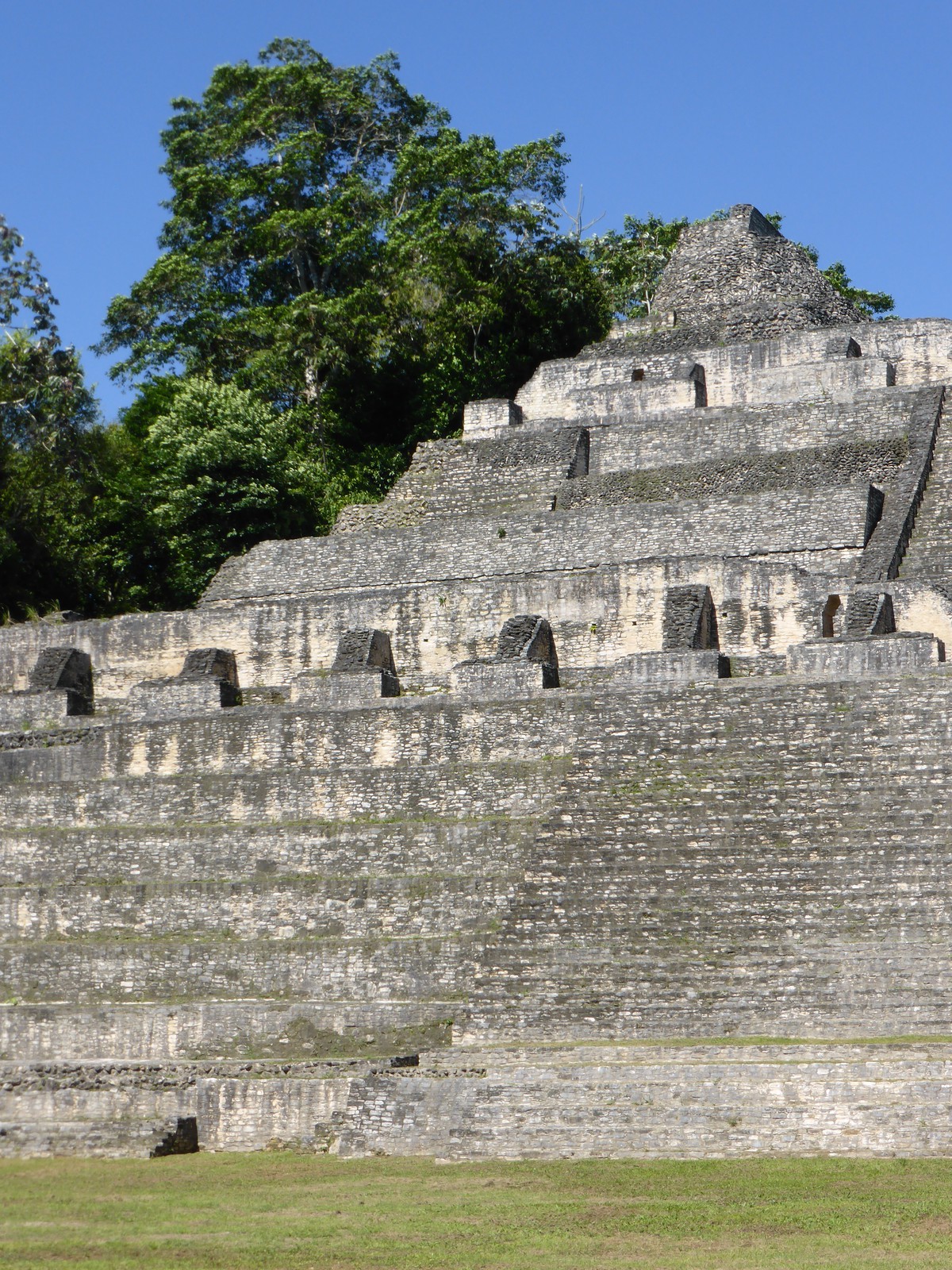 Caana, the main pyramid at Caracol, is 43m high