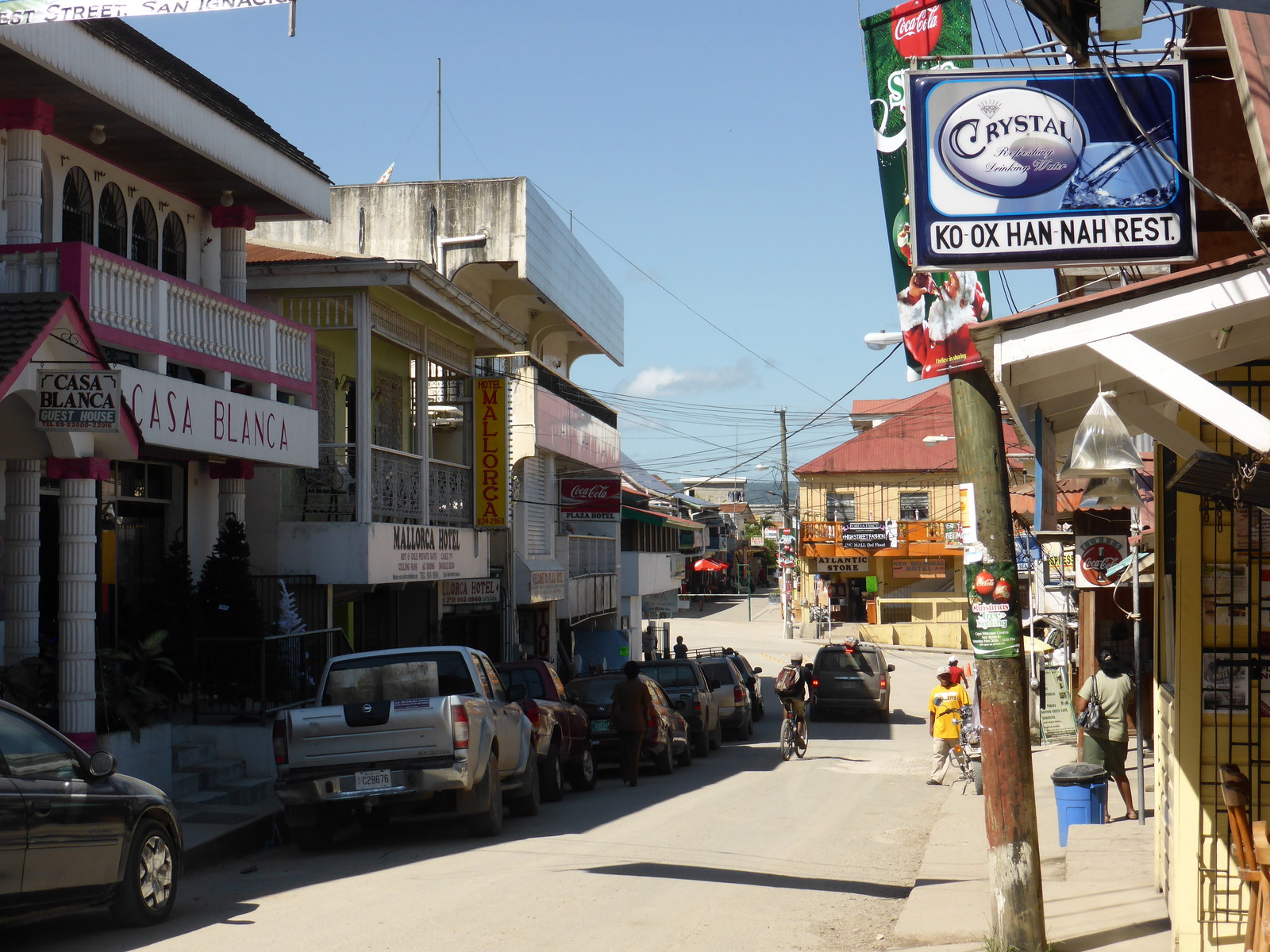 Burns Avenue in San Ignacio