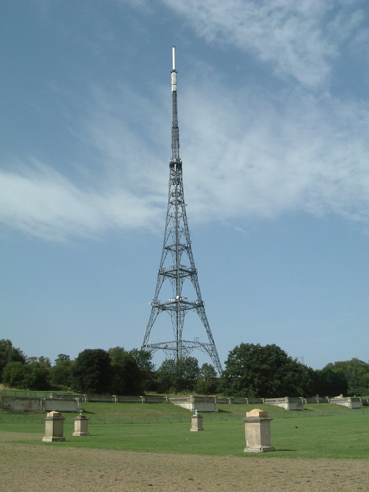 Crystal Palace transmitter from the terrace