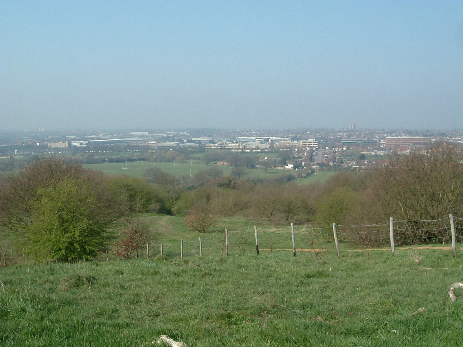 The view west from Horsenden Hill