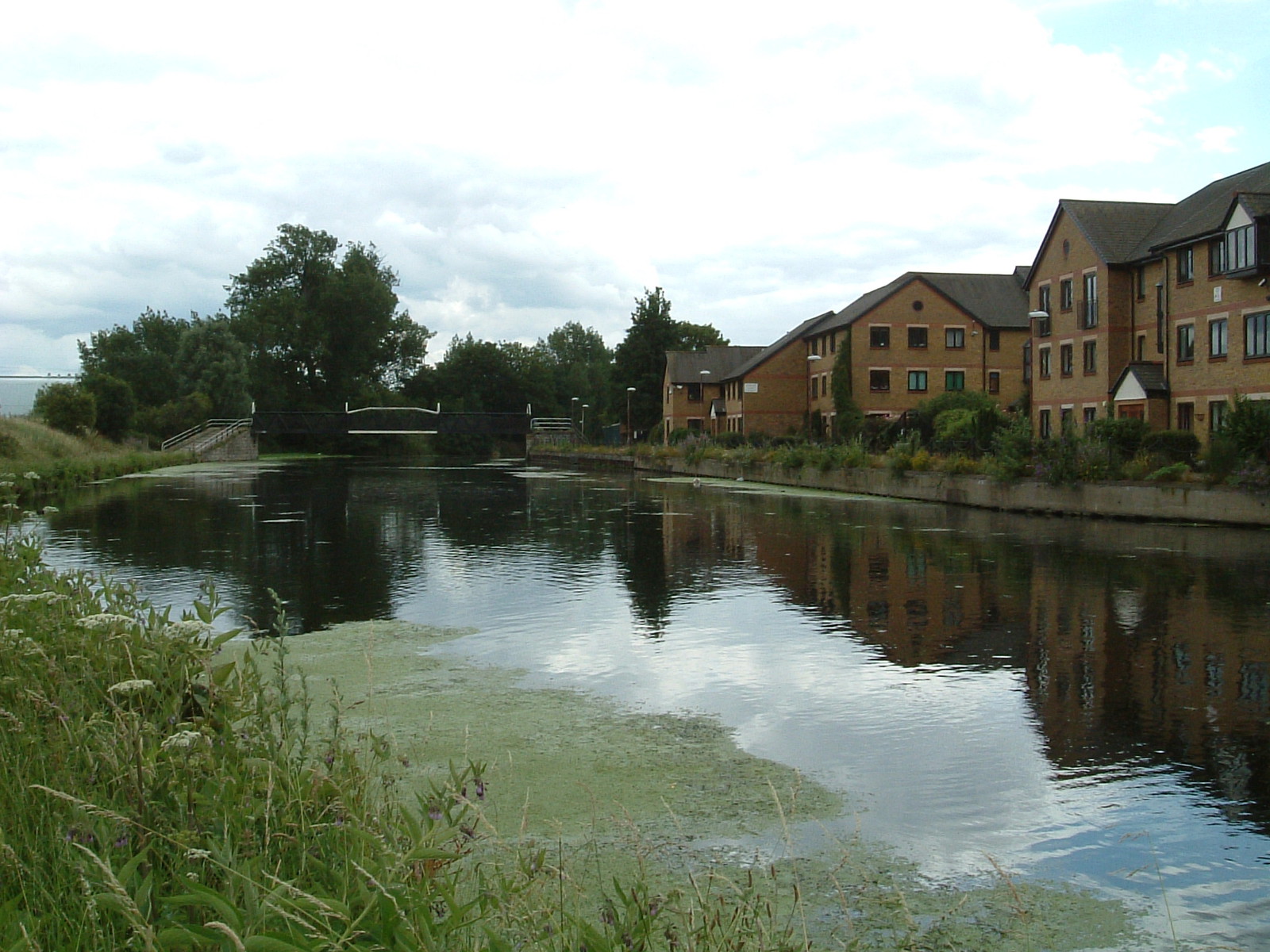 The Lee Navigation by Walthamstow Marsh Nature Reserve