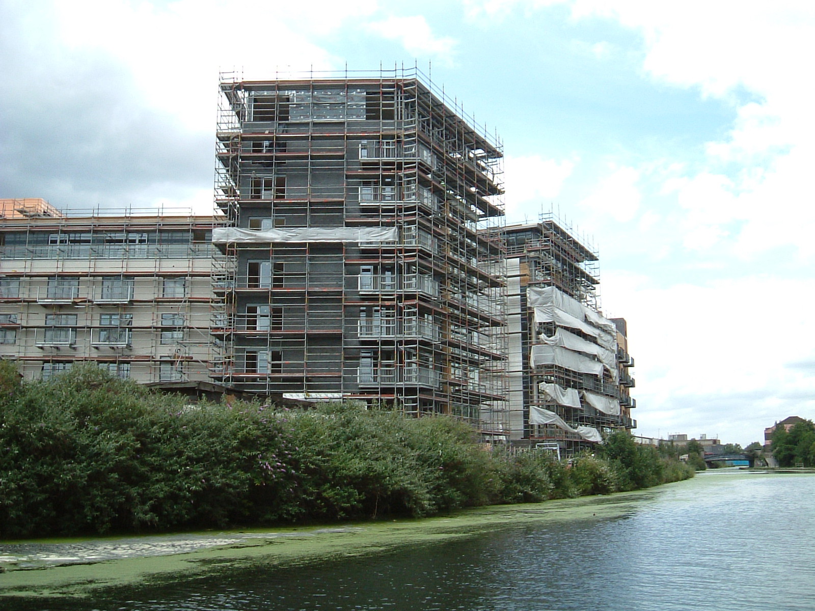 Building works in Hackney Wick