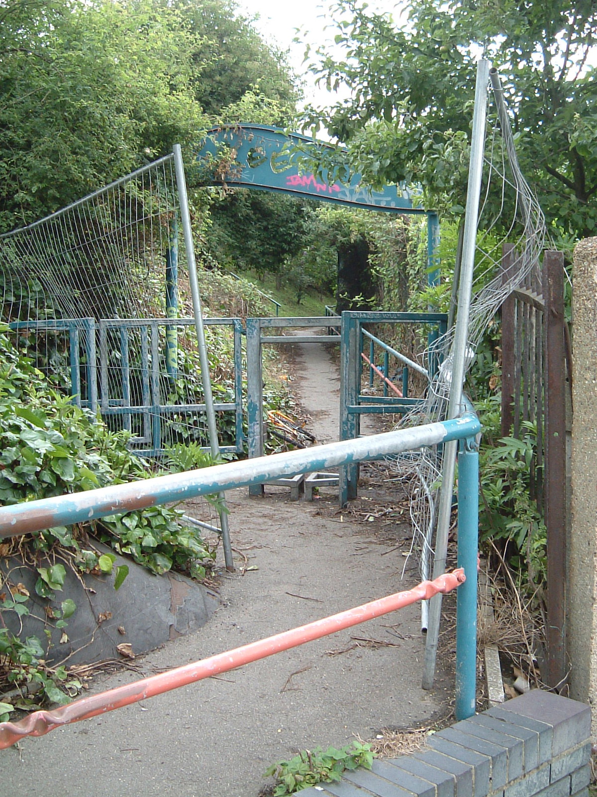 The entrance to the Greenway