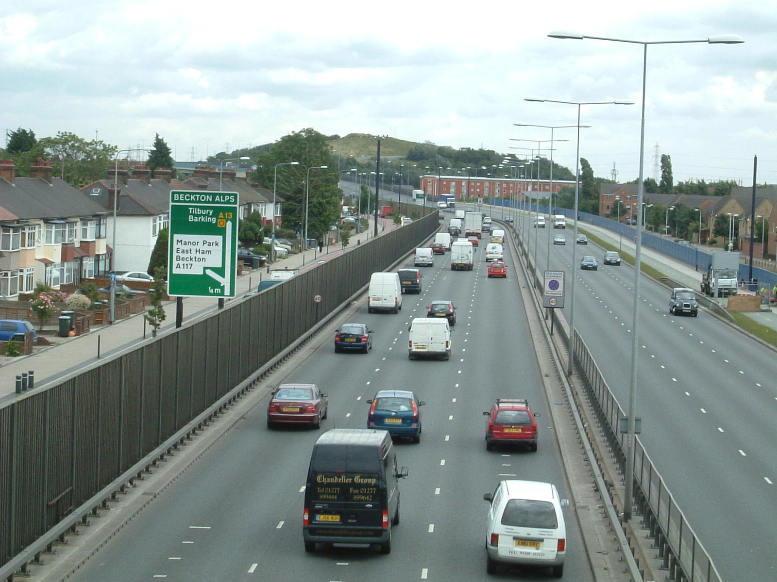 The A13 and Beckton Alps