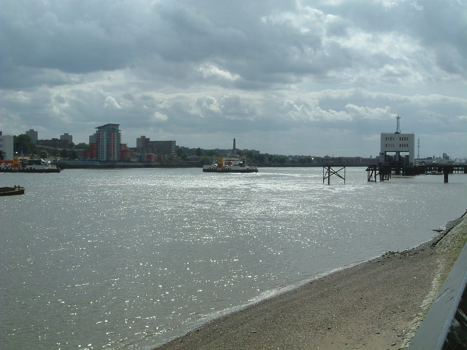 The ferry crossing at Woolwich