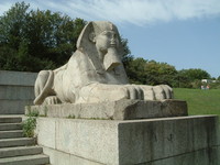 A sphinx on Crystal Palace terrace