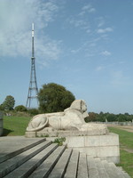 A sphinx on Crystal Palace terrace