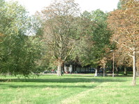 The café on Tooting Bec Common