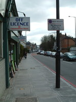 Looking down Archway Road towards the Archway