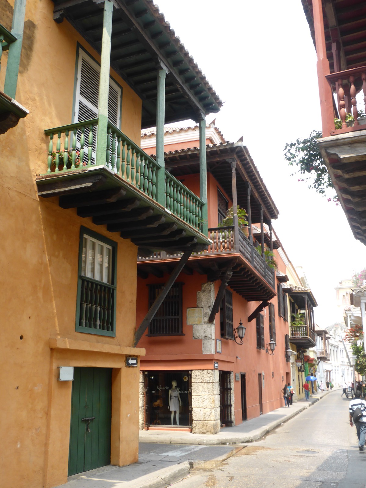 Lots of houses in the Old Town have pretty colonial verandas