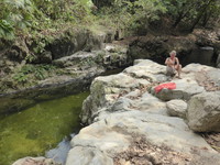 The first swimming hole
