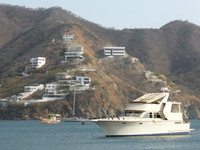 Taganga's hills are filling up with new developments