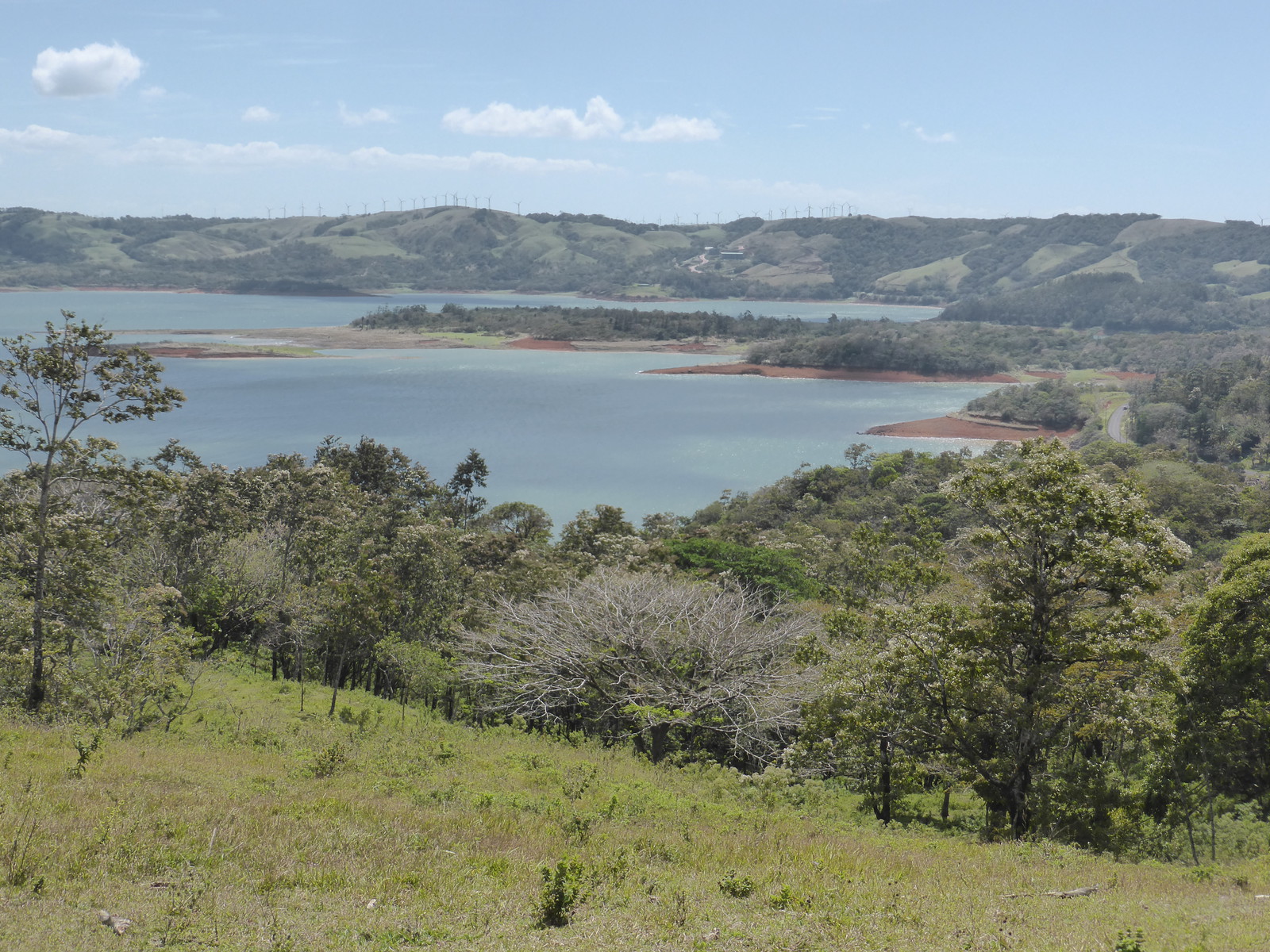 A view of Laguna de Arenal on the way to La Fortuna