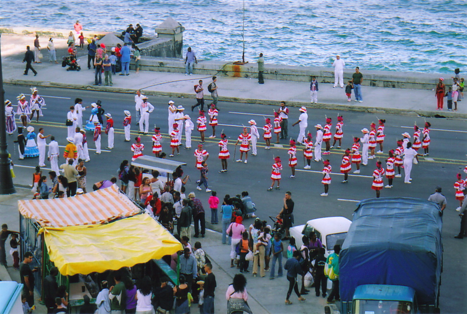 Children parading in a carnival, Havana