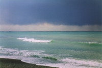 A storm on Pissouri beach