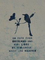 You can see these stencils all over town