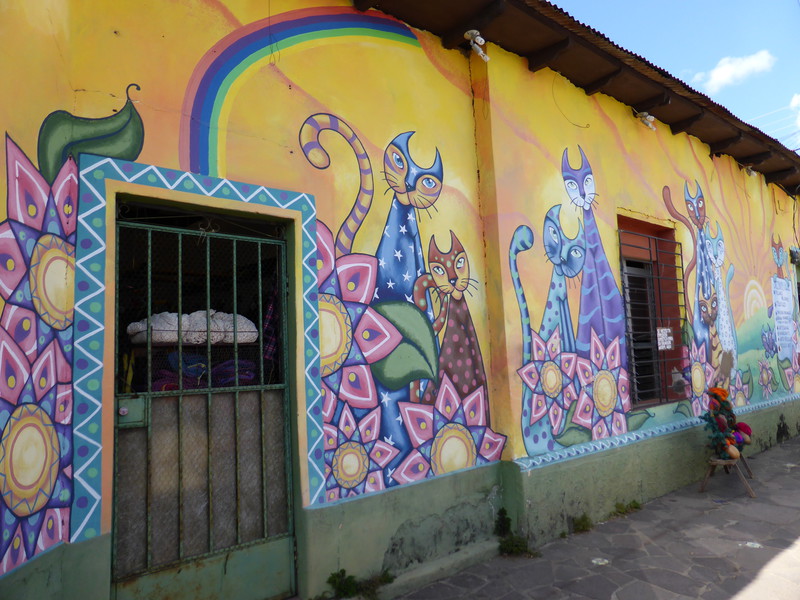 Beautiful murals in Ataco