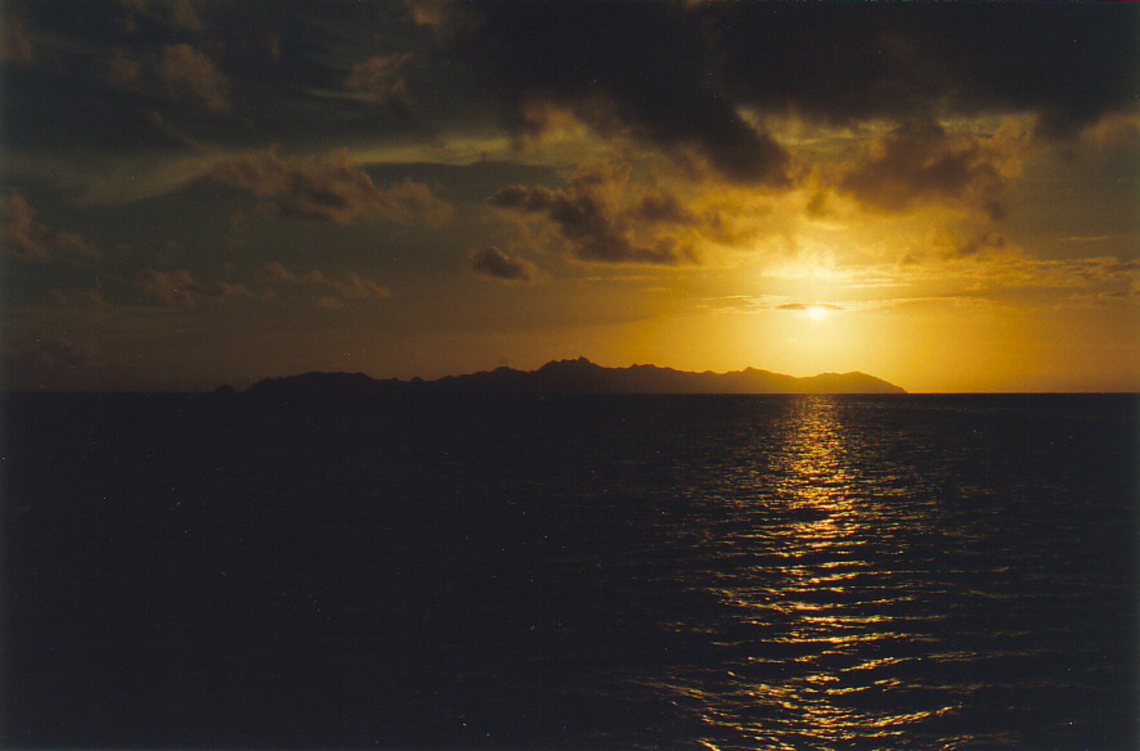 Sunset over Ile Taravai