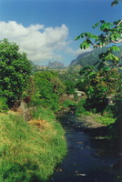 The interior of Tahiti from Papeete