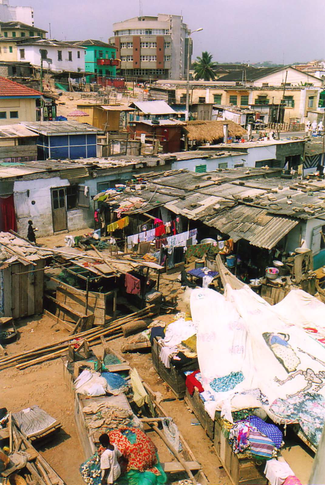 The slums of Cape Coast