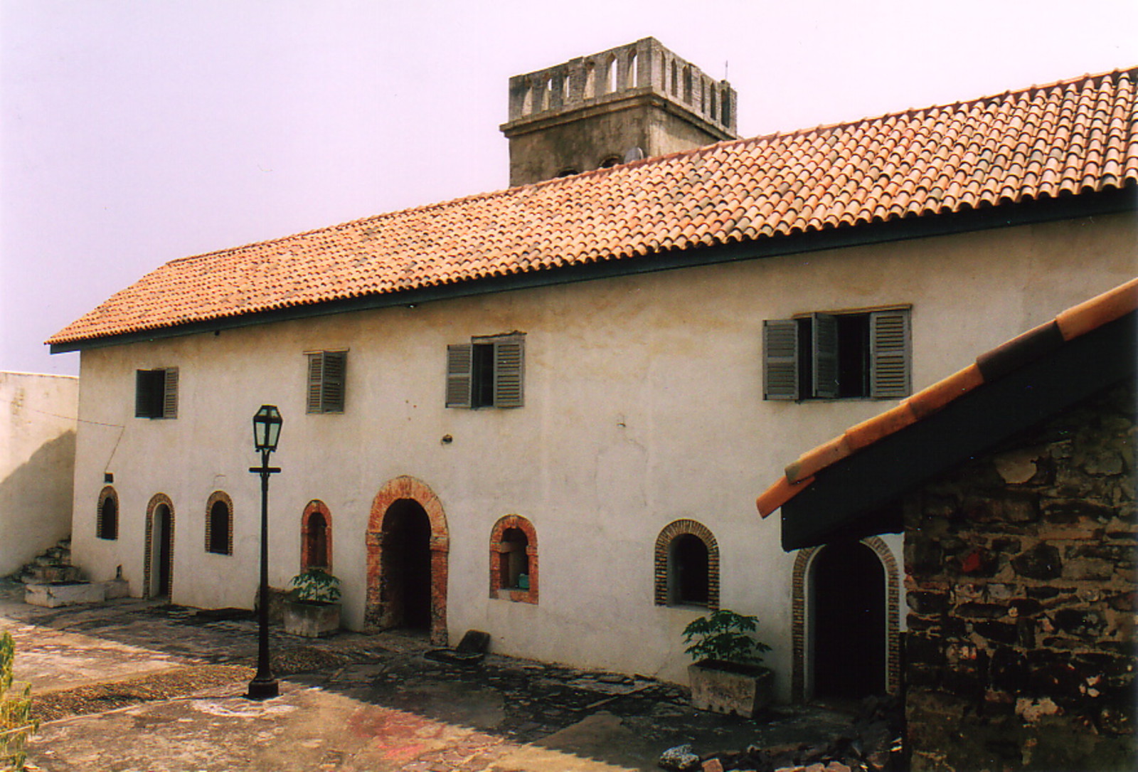 The courtyard of Fort St Jago