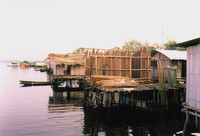 A half-made house in Nzulezo