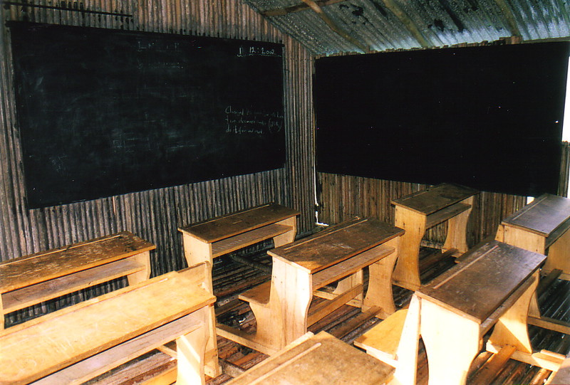 Inside the school, Nzulezo