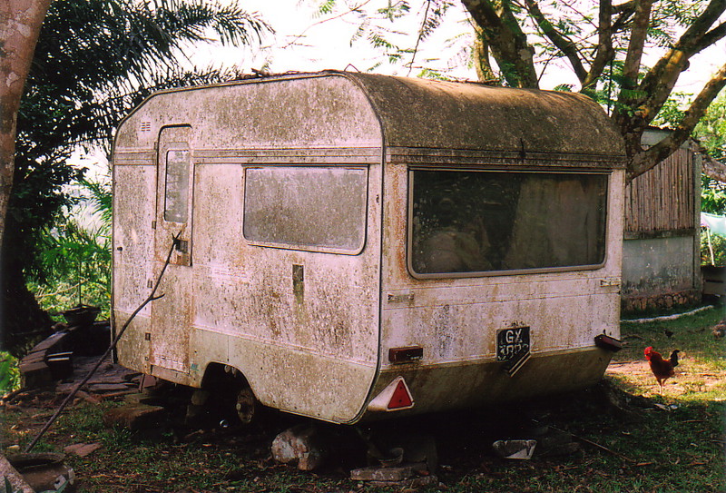 Jimmy Moxon's caravan