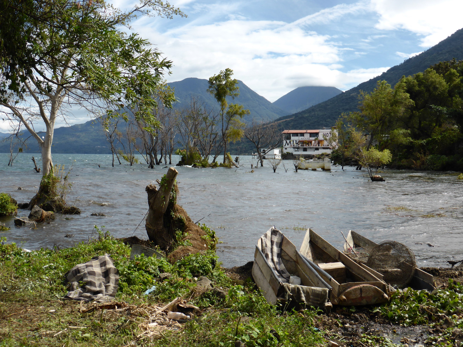 Hotel Mikaso is right on the edge of the lake