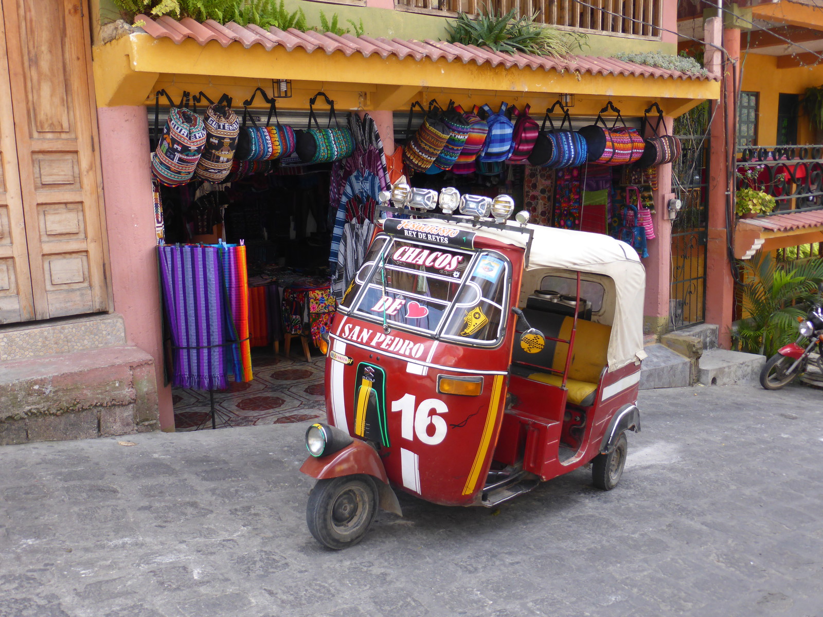 One of San Pedro's tuk-tuks