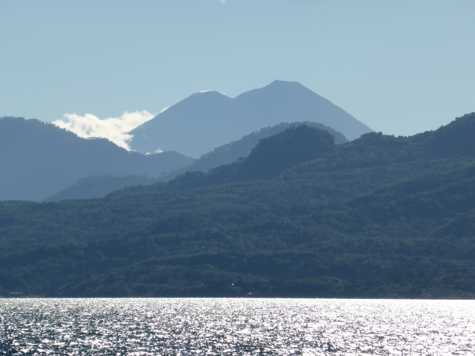 Actenango and Volcán Agua as seen from San Pedro