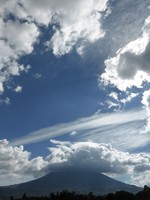 Clouds over Volcán de Agua