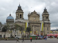 The municipal cathedral to the east of Parque Central