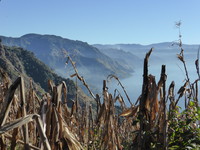 The lake from the crater rim