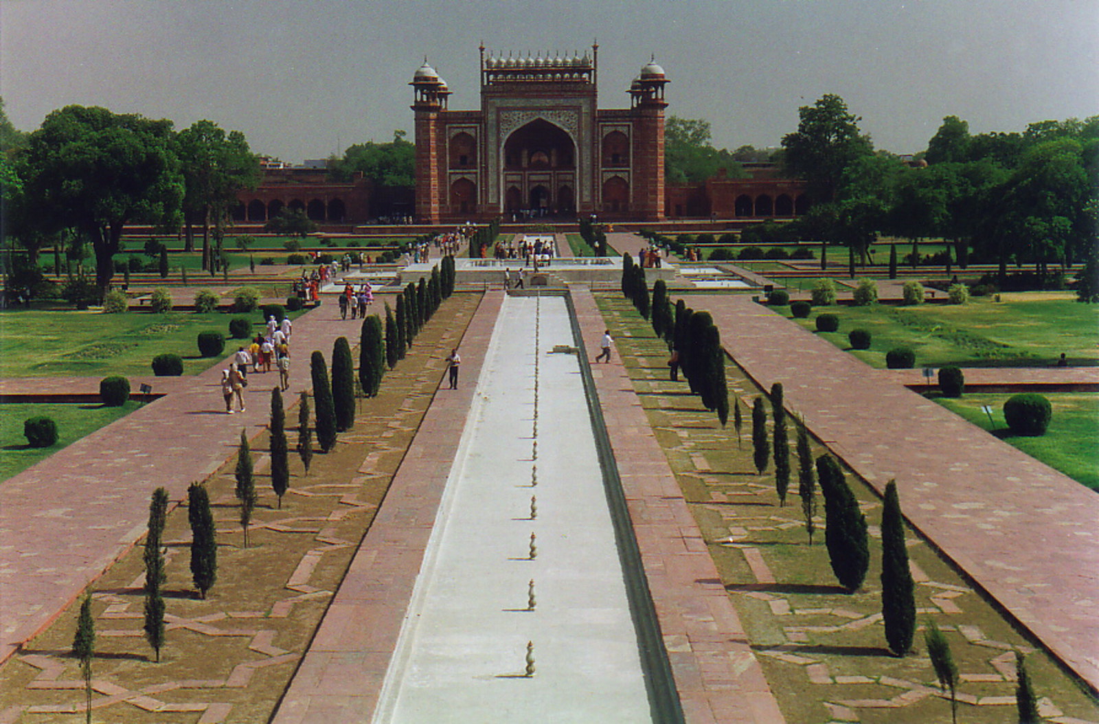 The Taj Mahal's entrance gate