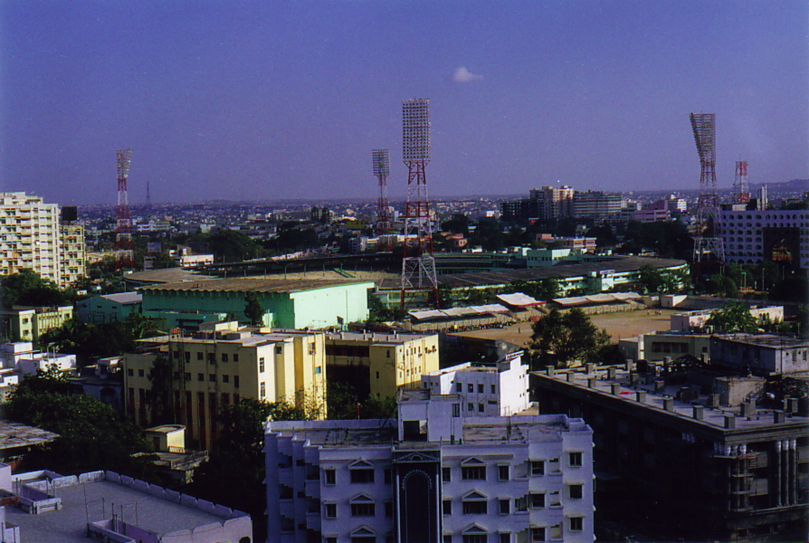 A stadium in Hyderabad