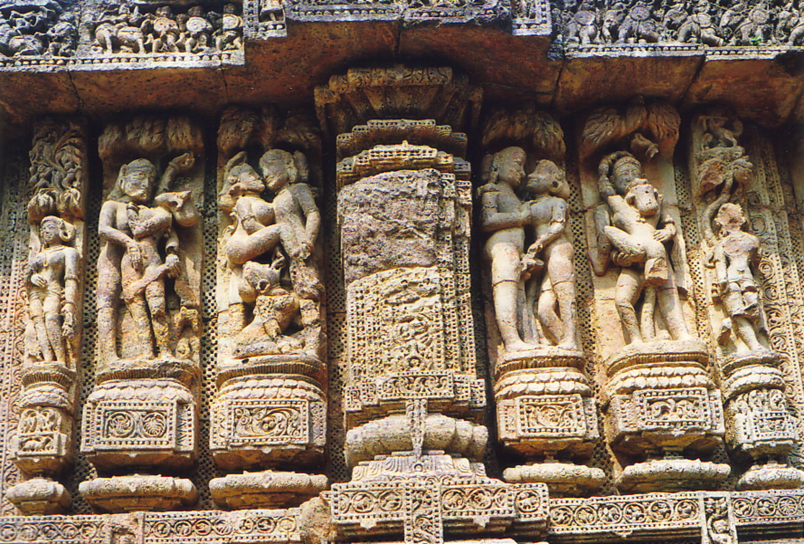 Kama Sutra poses in Konark