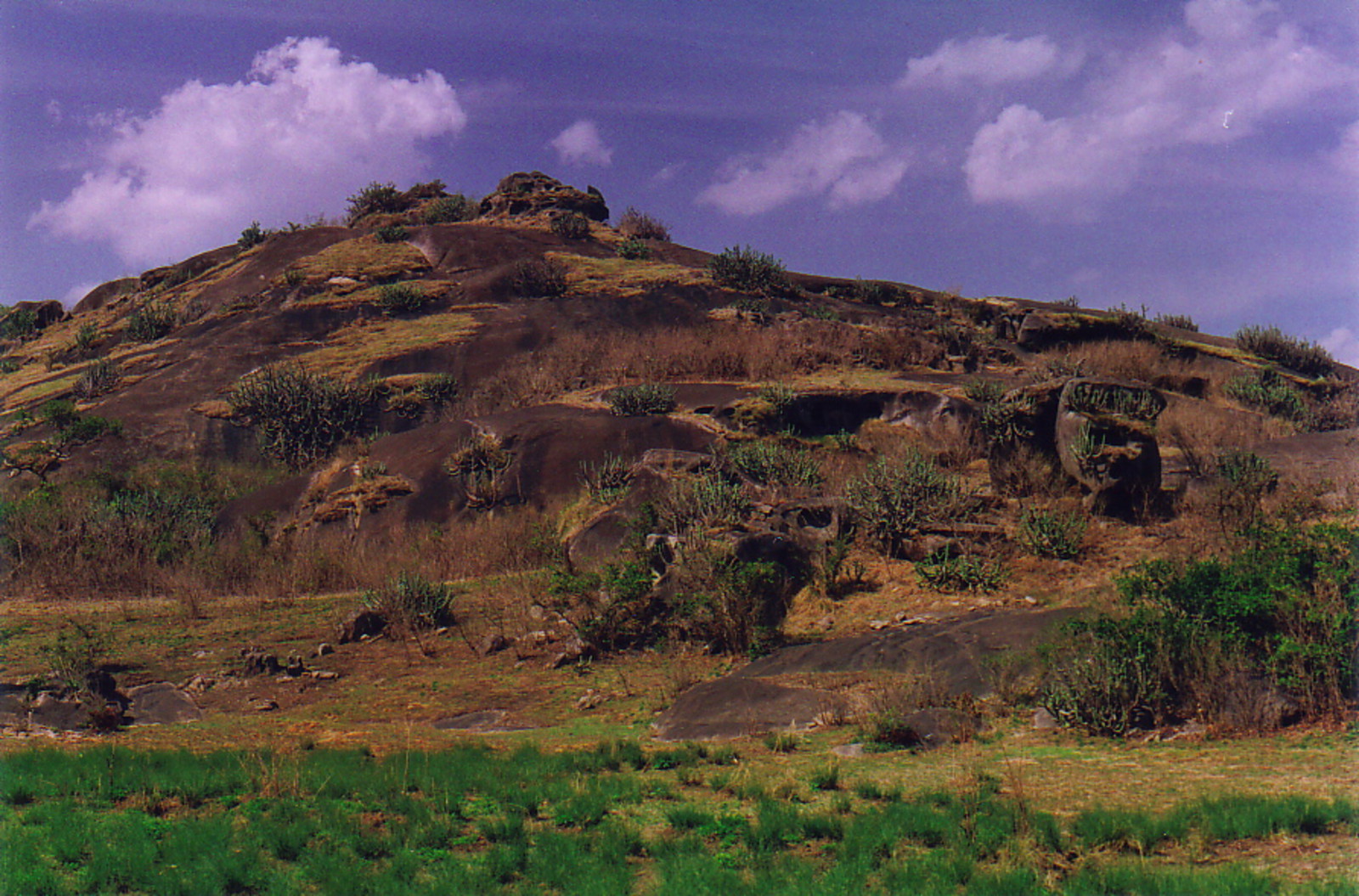 Rugged scenery on top of Shanti Shankar